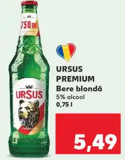 Kaufland URSUS PREMIUM Bere blondă Ofertă