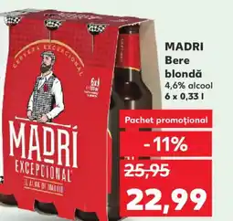 Kaufland MADRI Bere blondă Ofertă