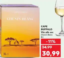 Kaufland CAPE BUFFALO Vin alb sec Chenin Blanc Ofertă