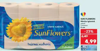 SUN FLOWERS Hârtie igienică