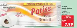 Kaufland PARISS Hârtie igienică piersicǎ Ofertă