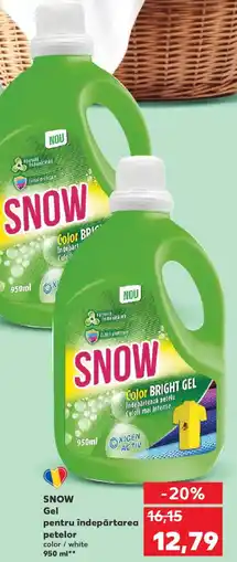 Kaufland SNOW Gel pentru îndepărtarea petelor Ofertă