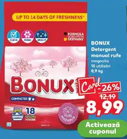 Kaufland BONUX Detergent manual rufe Ofertă