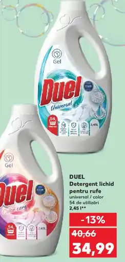 Kaufland DUEL Detergent lichid pentru rufe Ofertă