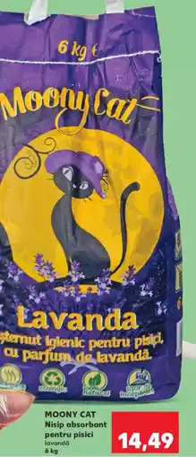 Kaufland MOONY CAT Nisip absorbant pentru pisici Ofertă