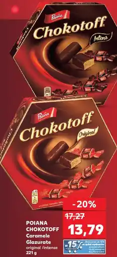 Kaufland POIANA CHOKOTOFF Caramele Glazurate Ofertă
