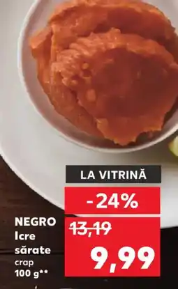 Kaufland NEGRO Icre sărate crap Ofertă
