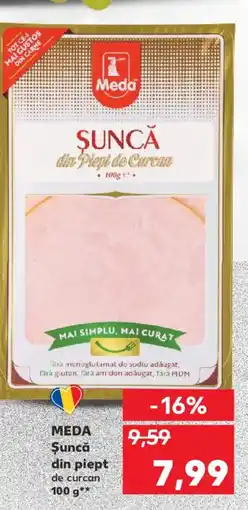 Kaufland MEDA Şuncă din piept de curcan Ofertă