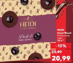 Kaufland HEIDI Good Mood Praline cireşe negre Ofertă