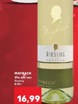 Kaufland MAYBACH Vin alb sec Riesling Ofertă