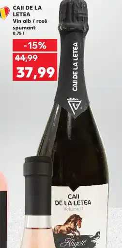 Kaufland CAII DE LA LETEA Vin alb / rosé spumant Ofertă