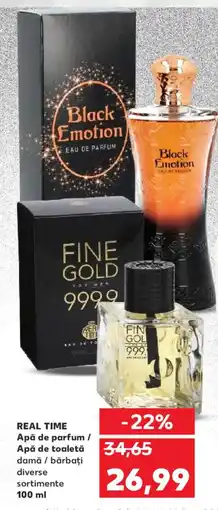 Kaufland REAL TIME Apă de parfum / Apă de toaletă Ofertă