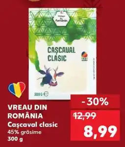 Kaufland Cașcaval clasic Ofertă