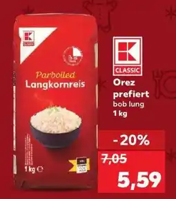 Kaufland Orez prefiert bob lung 1 kg Ofertă