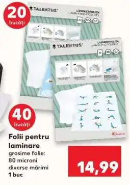 Kaufland Folii pentru laminare Ofertă