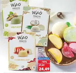 Kaufland WAO Mochi înghețată cheesecake / cocos / fistic 6x35 g Ofertă
