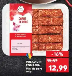 Kaufland Mici de porc Ofertă