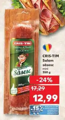 Kaufland CRIS-TIM Salam săsesc mini 350 g Ofertă