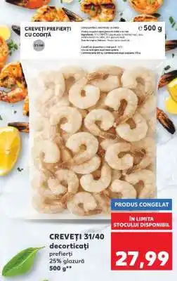 Kaufland CREVEȚI 31/40 decorticați Ofertă