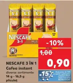 Kaufland NESCAFE 3 ÎN 1 Ofertă