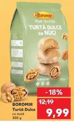 Kaufland BOROMIR Turtă Dulce cu nucă Ofertă