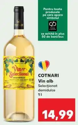 Kaufland COTNARI Vin alb Ofertă