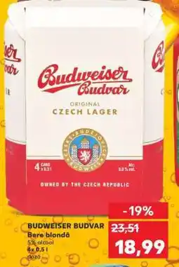 Kaufland BUDWEISER BUDVAR Ofertă