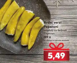 Kaufland Ardei verzi Peperoni Ofertă