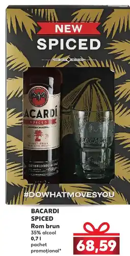 Kaufland BACARDI SPICED Rom brun Ofertă