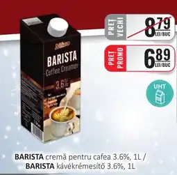 CBA BARISTA cremă pentru cafea 3.6% Ofertă