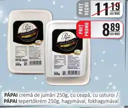 CBA PÁPAI cremă de jumări, cu ceapă, cu usturoi Ofertă