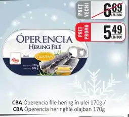 CBA CBA Óperencia file hering în ulei Ofertă
