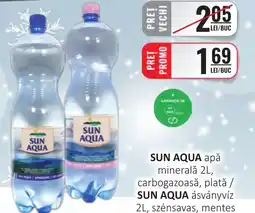 CBA SUN AQUA apă minerală, carbogazoasă, plată Ofertă