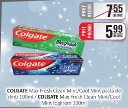 CBA COLGATE Max Fresh Clean Mint/Cool Mint pastă de dinți Ofertă
