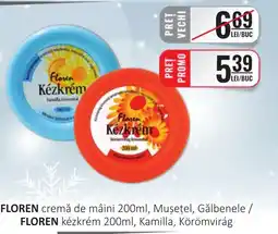 CBA FLOREN cremă de mâini, Muşeţel, Gălbenele Ofertă