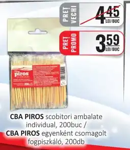 CBA CBA PIROS scobitori ambalate individual Ofertă