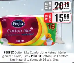 CBA PERFEX Cotton Like Comfort Line Natural hârtie igienică Ofertă