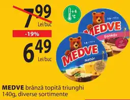 CBA MEDVE brânză topitǎ triunghi Ofertă