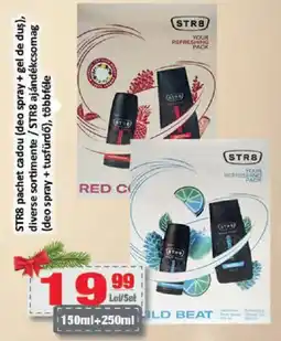 CBA STR8 pachet cadou (deo spray + gel de duş) Ofertă