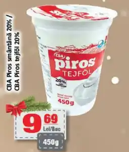 CBA CBA Piros smântână 20% Ofertă