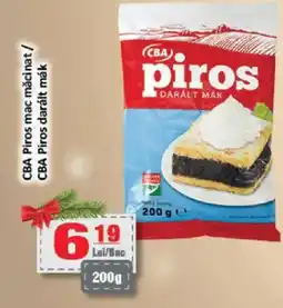 CBA CBA Piros mac măcinat Ofertă