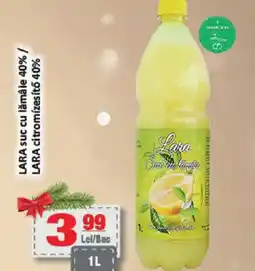 CBA LARA suc cu lămâie 40% Ofertă