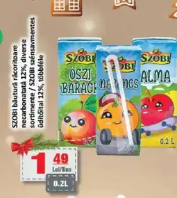 CBA SZOBI băutură răcoritoare necarbonatatǎ 12% Ofertă