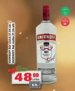CBA SMIRNOFF Red vodcă 37.5% alc. Ofertă