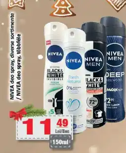 CBA NIVEA deo spray Ofertă
