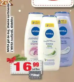 CBA NIVEA gel de duş Ofertă