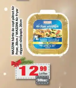 CBA MAZZINI hârtie de copt pătrat Air Fryer, 20cm Ofertă