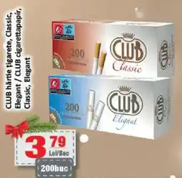 CBA CLUB hârtie ţigarete, Classic, Elegant Ofertă