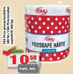 CBA CBA Piros prosop bucătărie 160 foi Ofertă