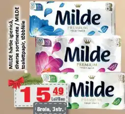 CBA MILDE hârtie igienică Ofertă